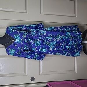 Candace Cameron Bure floral oversized dress size XSP